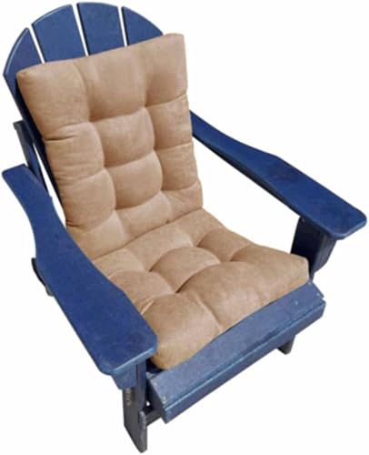 Miniatura 8 de Cojines para silla mecedora, cojín para silla de respaldo alto para interiorexterior, cojín antideslizante para silla Adirondack, duradero (tamaño 1