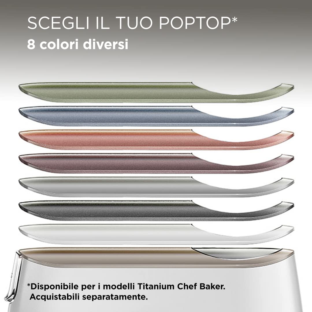 Kenwood Titanium Chef Baker XL KVL85.424SI Planetaria con Bilancia Integrata dotato con 3 utensili di miscelazione, Doppia Ciotola da 5L e 7L, Food Processor da 1,2L e Frullatore in vetro da 1,6L