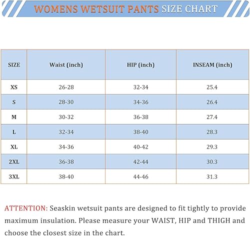 Miniatura 2 de Seaskin Pantalones de neopreno para mujer, frescos, de 0.079 in, para buceo, natación, deportes acuáticos