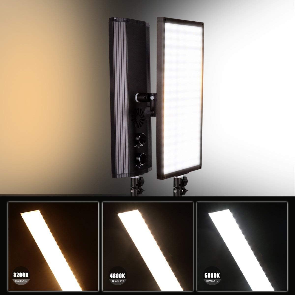 Black Friday - 80% OFF GSKAIWEN Photography Studio LED Lighting Kit Adjustable Light with Stand Tripod Photographic Video Fill Light Makeup Lighting Professional(Single Light+Light Rack)