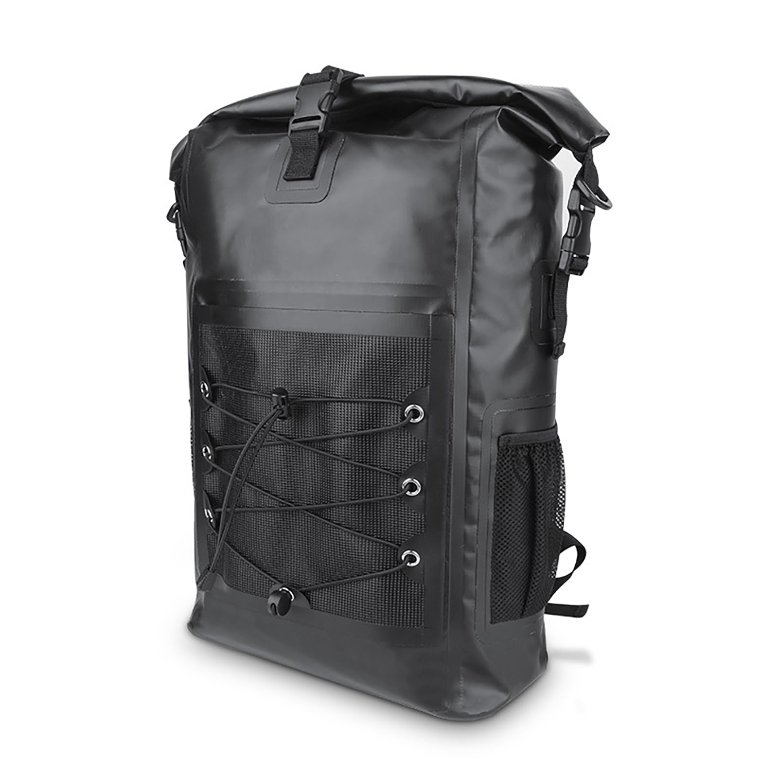 Zaino impermeabile da 25 litri, zaino da trekking leggero da viaggio per uomo e donna, campeggio, passeggiate, ciclismo, arrampicata, sport, Nero , 42 * 25 * 76cm
