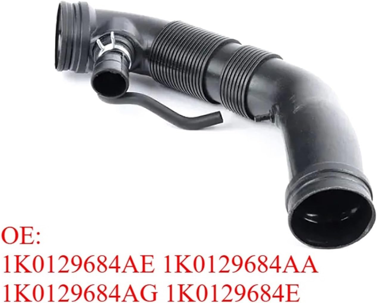 1K0129684AE 1K0129684AA Air Filter Intake Hose Compatible With A3 VW GOLF SEAT ALTEA Compatible with SKODA 1K0129684AG 1K0129684E