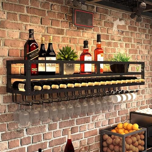 Armoire à vin murale pour optimiser une cuisine encombrée grâce aux LED