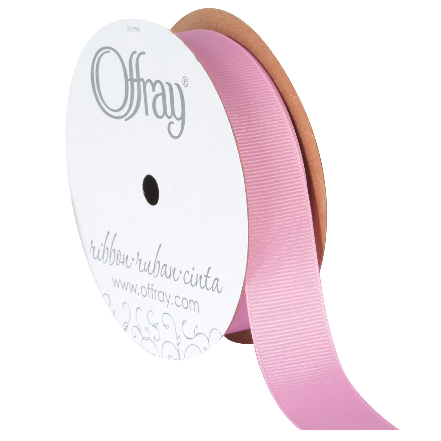 Berwick Offray 7/8" Grosgrain Ribbon, Wild Orchid Purple, 20 Yards