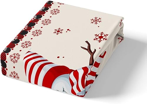 Miniatura 4 de Juego de funda de edredón de Navidad con diseño de muñeco de nieve para niños, tamaño Queen, ropa de cama romántica de copo de nieve, decoración de