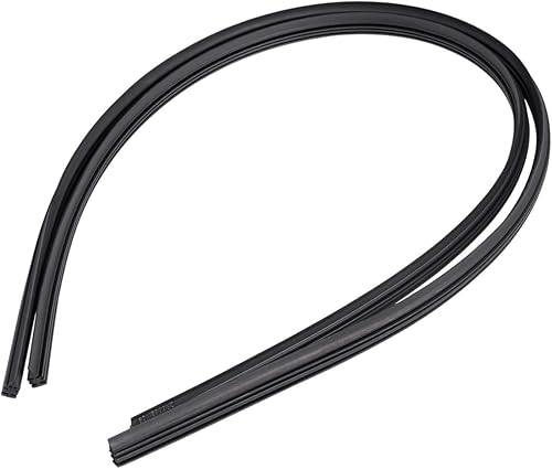 SEWACC Recambios de limpiaparabrisas sin marco, tiras de limpiaparabrisas para limpiaparabrisas Kit de 2 piezas para coche (24+ 26)
