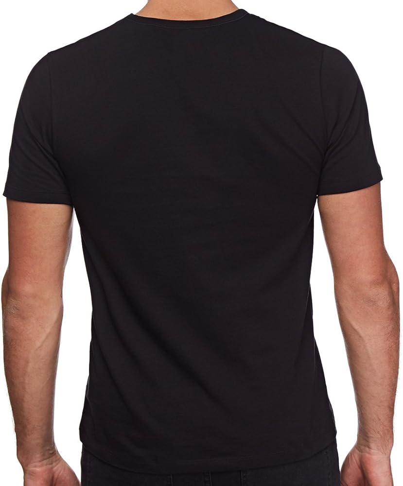 BOSS Camisetas De Algodón Para Hombre, Paquete De 3, Negro