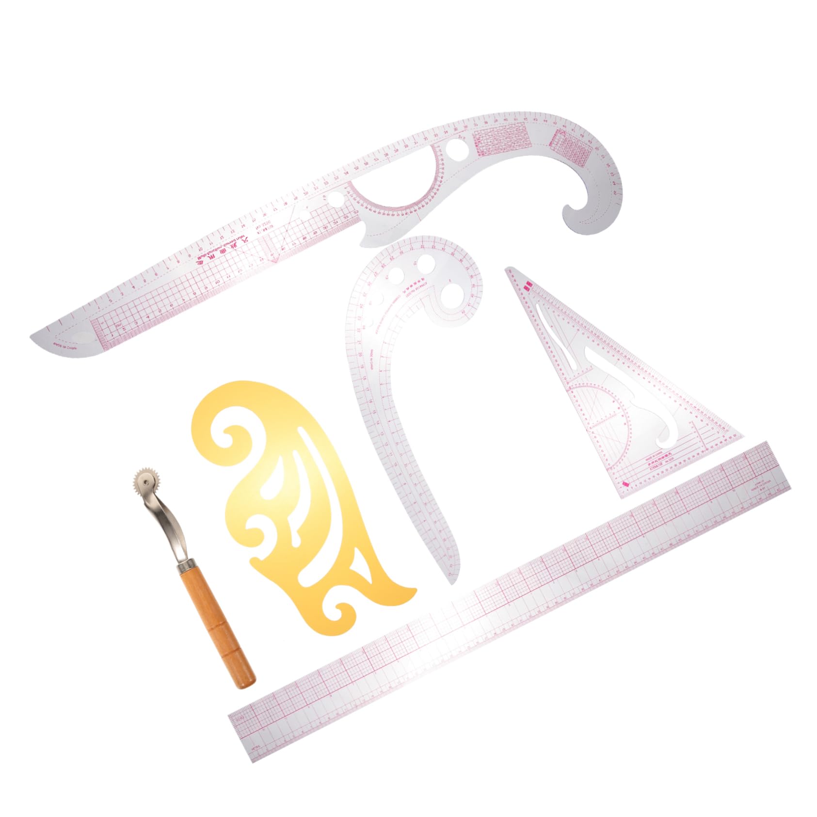 Housoutil 1Set Multi Functional Sewing Ruler for Tailoring and Cutting Curve Ruler for Clothing Design for Beginners and Enthusiasts for Home and Tailor Shop