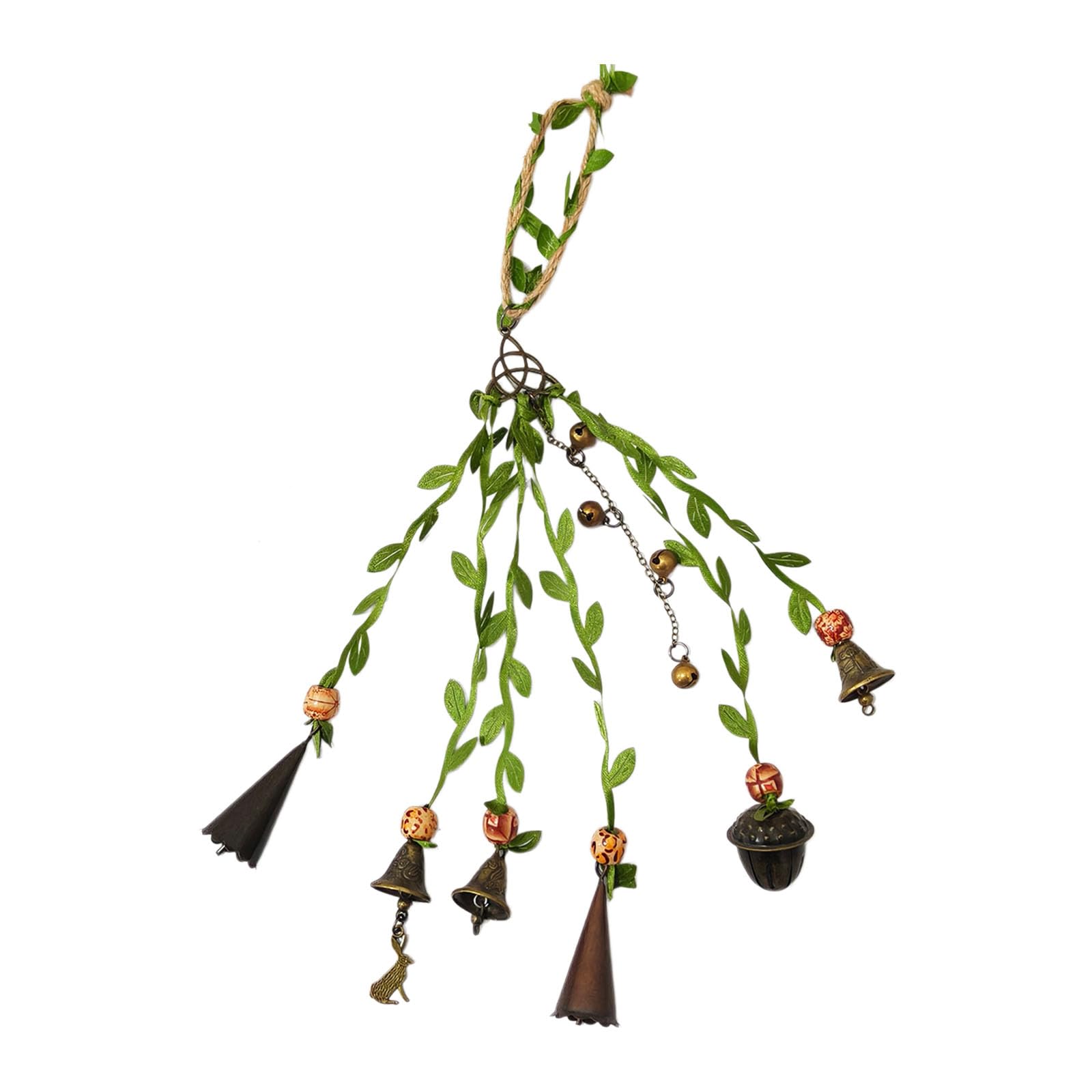 Whoasyst Witch Bells Door Knob Hangers Witchcrafts Decors Wind Chimes Positive Energy Decors Magics Home Protections Bells Gifts Witch for Door Knob for Protections
