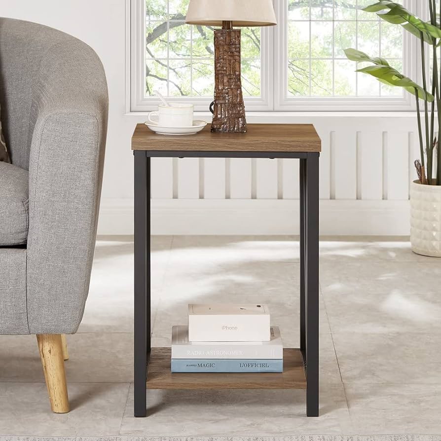 【極美品】unico solk side table Amazon.com: ZNKJYSZQ Round Solid Wood Side Table