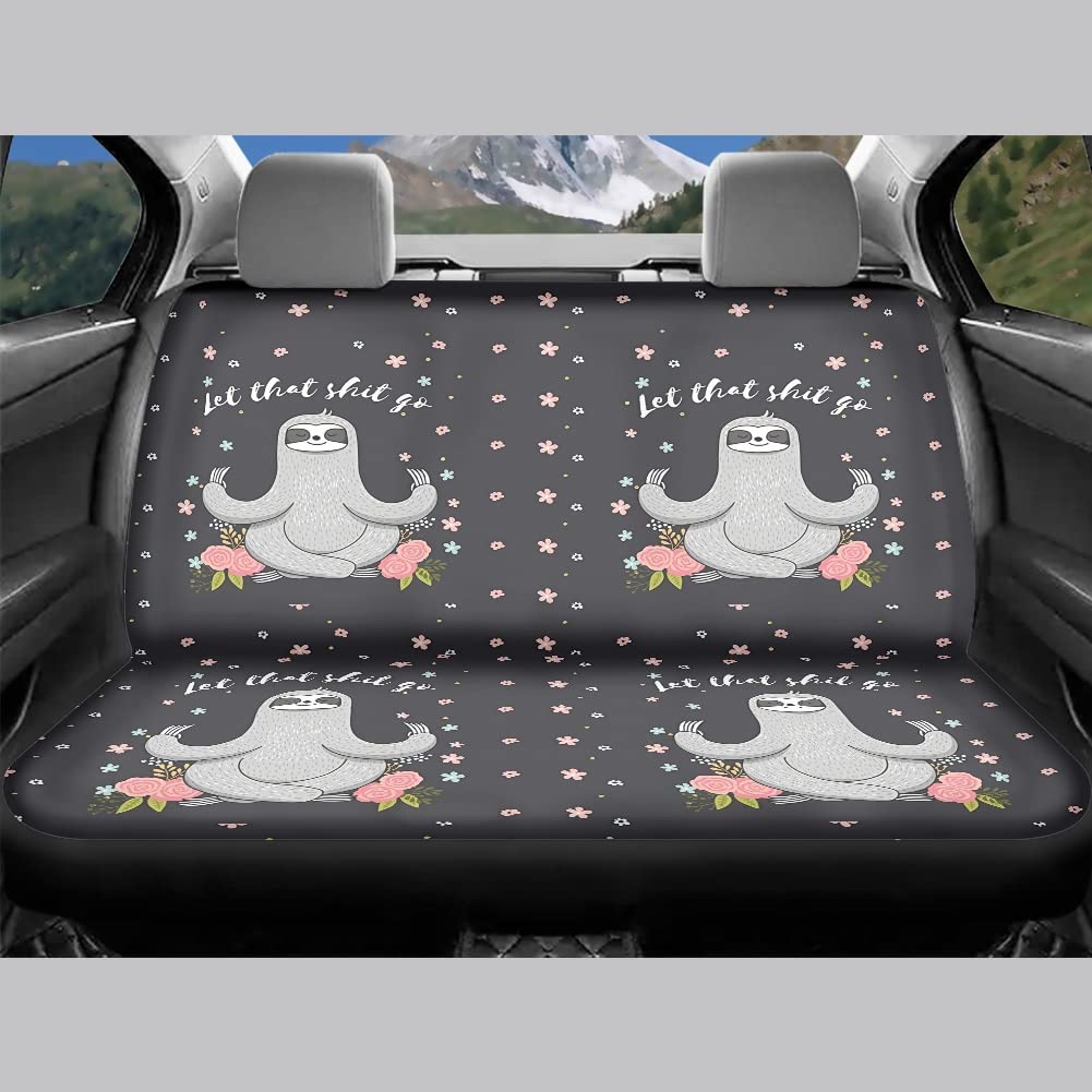 Set 4 Pezzi Coprisedili Auto Universali | Protezione Sedili Anti Graffio | Motivo Farfalla Blu