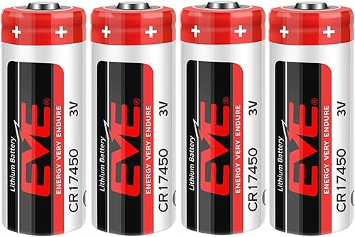 Hoorae 4 PCS EVE CR17450 3V batería de litio 2400mAh reemplazo PLC batería de control industrial no recargable
