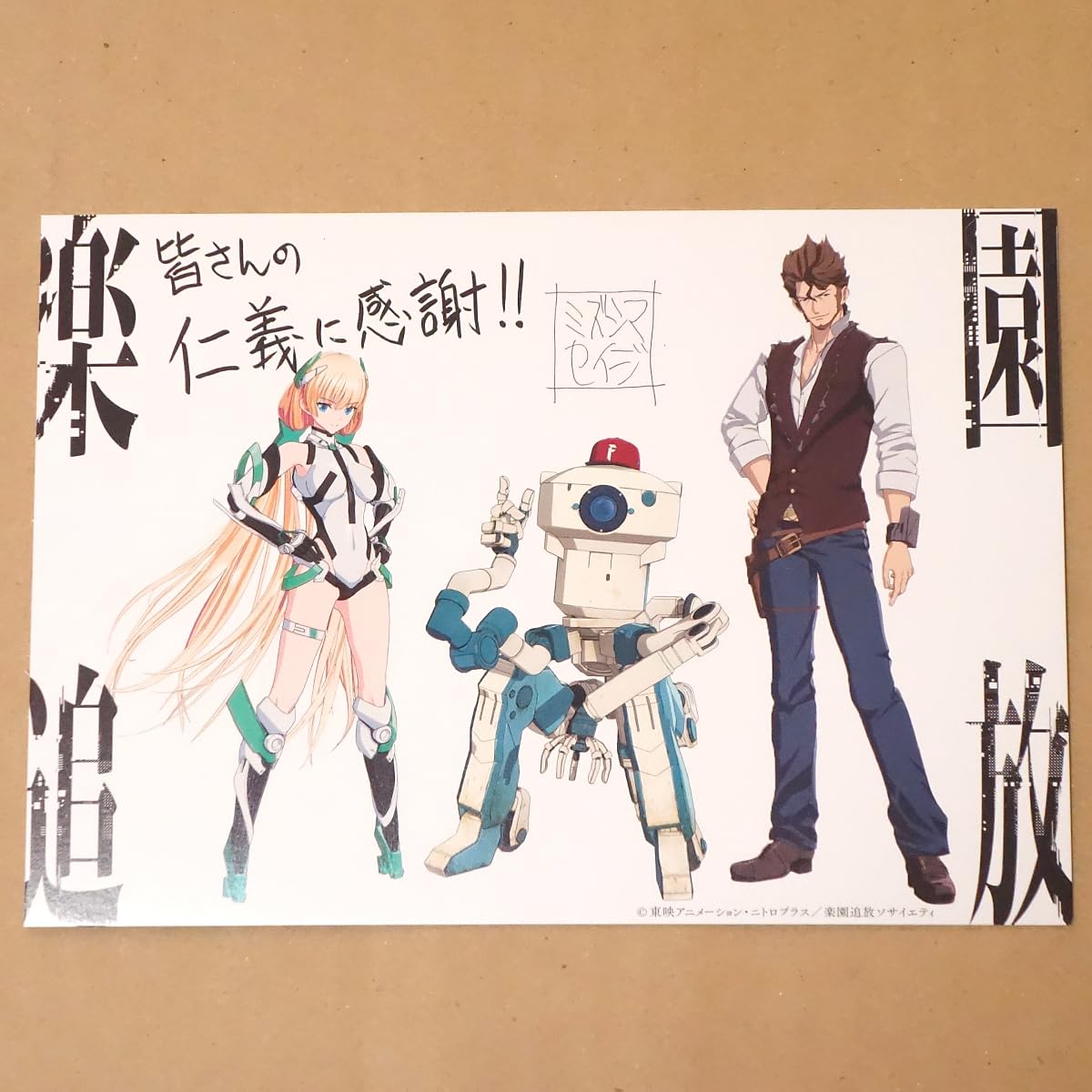 楽園追放　布ポスター 楽園追放 アンジェラ・バルザック タペストリー 心のレゾナンス