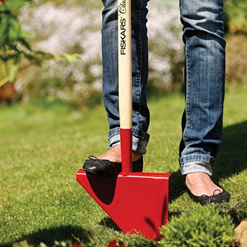 Fiskars Classic Lawn Edger 104 cm acero y madera miniatura 5