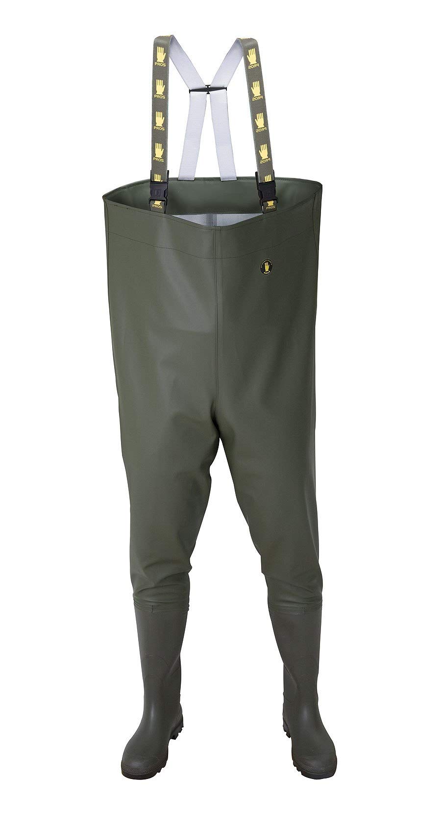 PROS Waders na klatkę piersiową, rozmiar 45, wodery