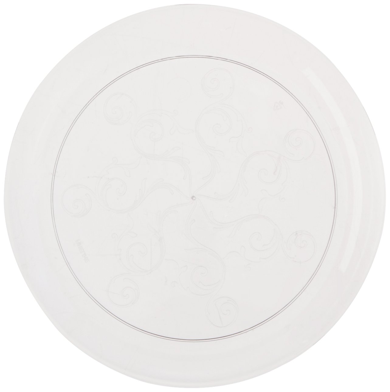 Fineline Settings Savvi Serve Clear 6.25" Plastic Plate - 1 set - 240