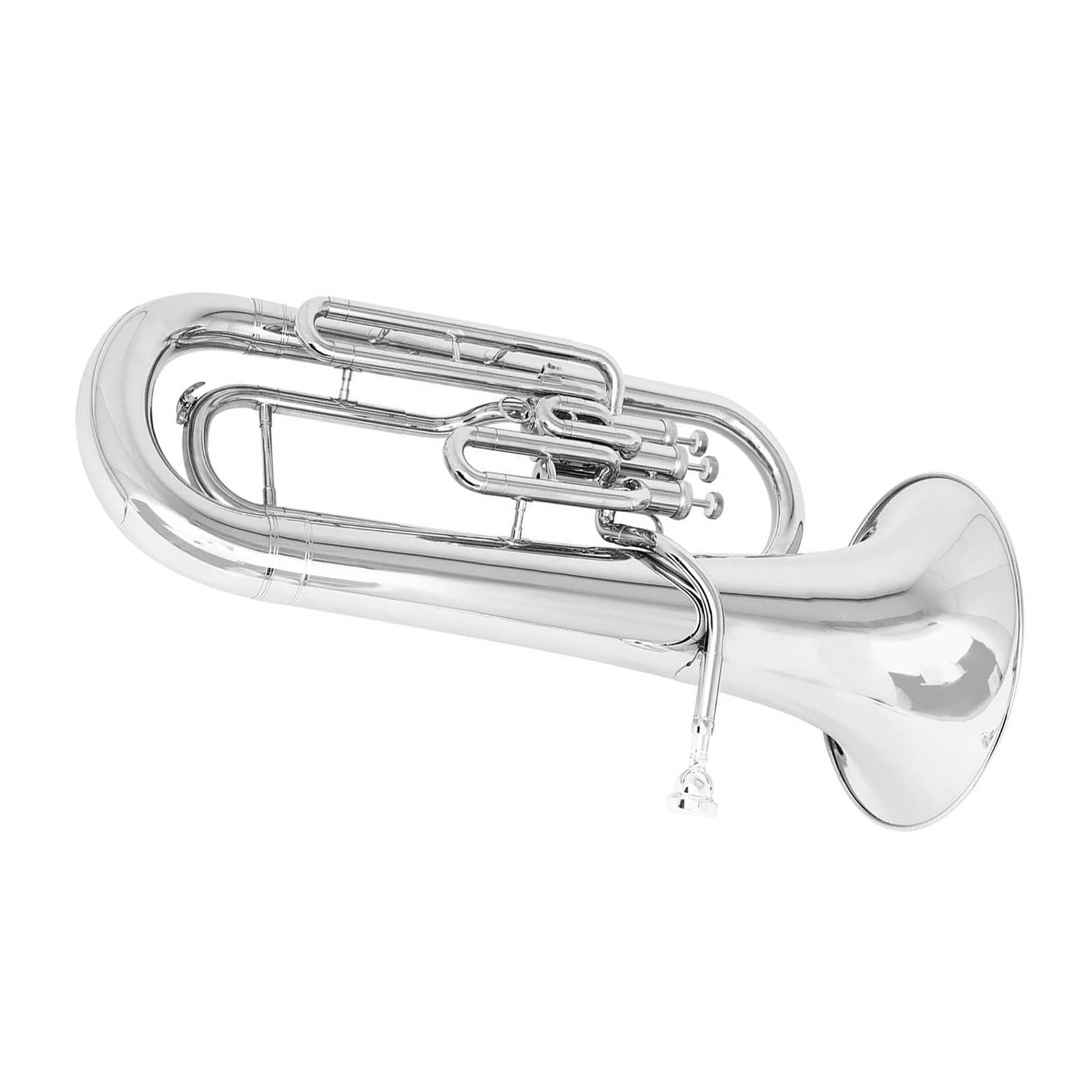 Bb B Flat Euphonium 3 Tasten Vertikales Blechblasinstrument Mit Zubehör Anfänger-Euphonium