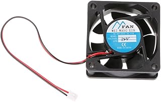 ZZALLL 60 mm × 60 mm × 25 mm DC 12 V 2-biegunowy chłodziarka bezszczotkowa obudowa procesora PC wentylator chłodzący 6025-1 #