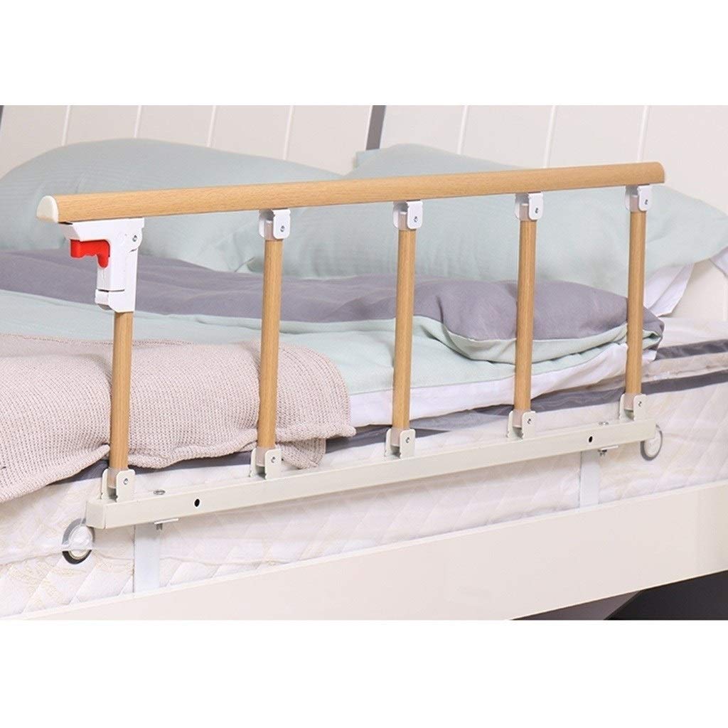 Protezione Laterale per sponde del Letto per Anziani Protezione per Anziani Maniglia di Assistenza Ringhiera Laterale del Letto per Adulti e Bambini Disabili Sicurezza Pieghevole M