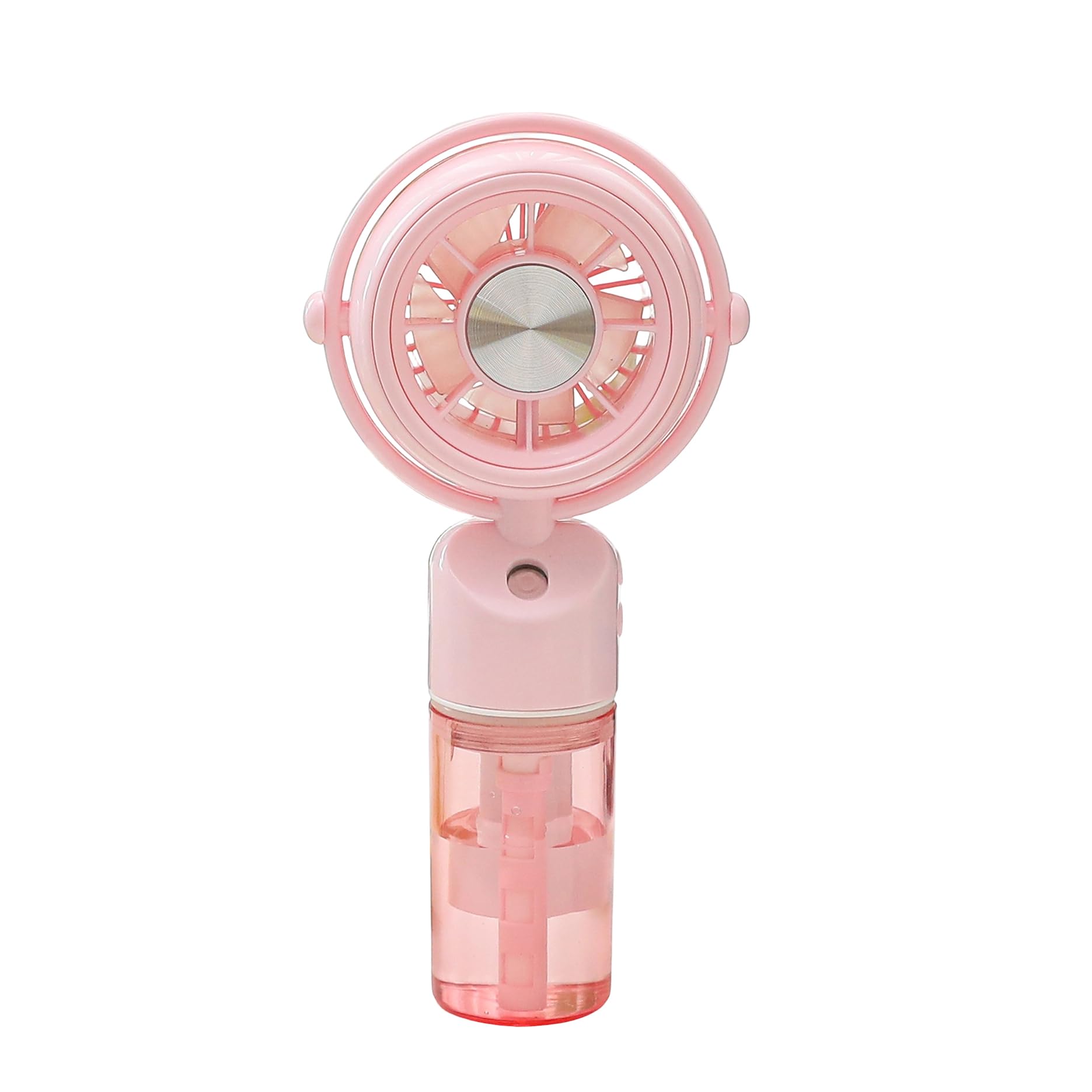 Elnwnnkc Mistinging Fan Handheld Fan 3 Speed Rechargeable with Water Misting 3 Speed Misting Sprayer Handheld