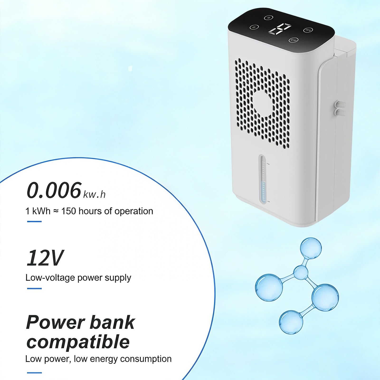 Colchón de refrigeración por agua, sistema de refrigeración portátil con temporizador LCD, ideal para uso en interiores de verano, sistema de refrigeración de cama eficiente, 9 ajustes de temperatura