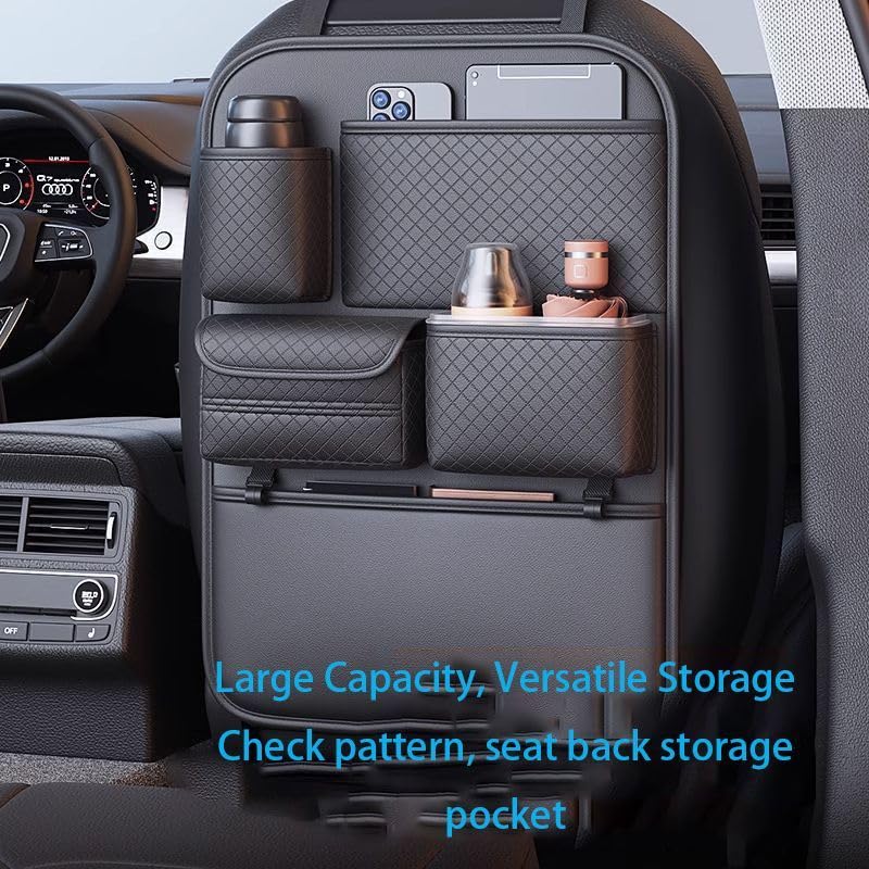 Organizer Bagagliaio Auto per Dongfeng Box 2024-2025, Borsa Portabagagli Pieghevoli Auto Portaoggetti Oxford Impermeabile, Nero,2PCS