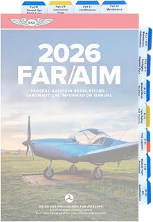 Far Aim Tabs, Color-Coded for Private Pilot, Instrument Rating, Commercial Pilot, Certified Flight Instructor, Instrument Instructor (Private + Instrument + Commercial Combo)