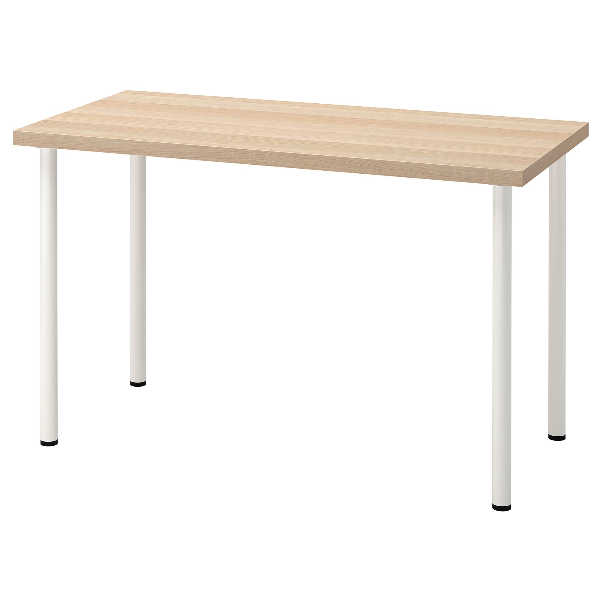 Bureau LAGKAPTEN ADILS 120x60 cm effet chêne teinté blanc et blanc