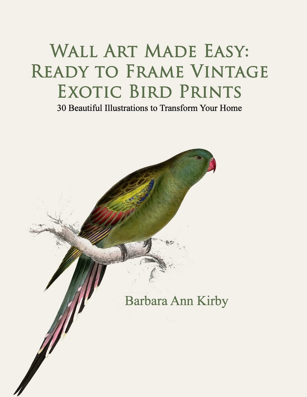 Wall Art Made Easy: Ready to Frame Vintage Exotic Bird Prints: 30 Beautiful Illustrations to Transform Your Home (Exotic Birds)