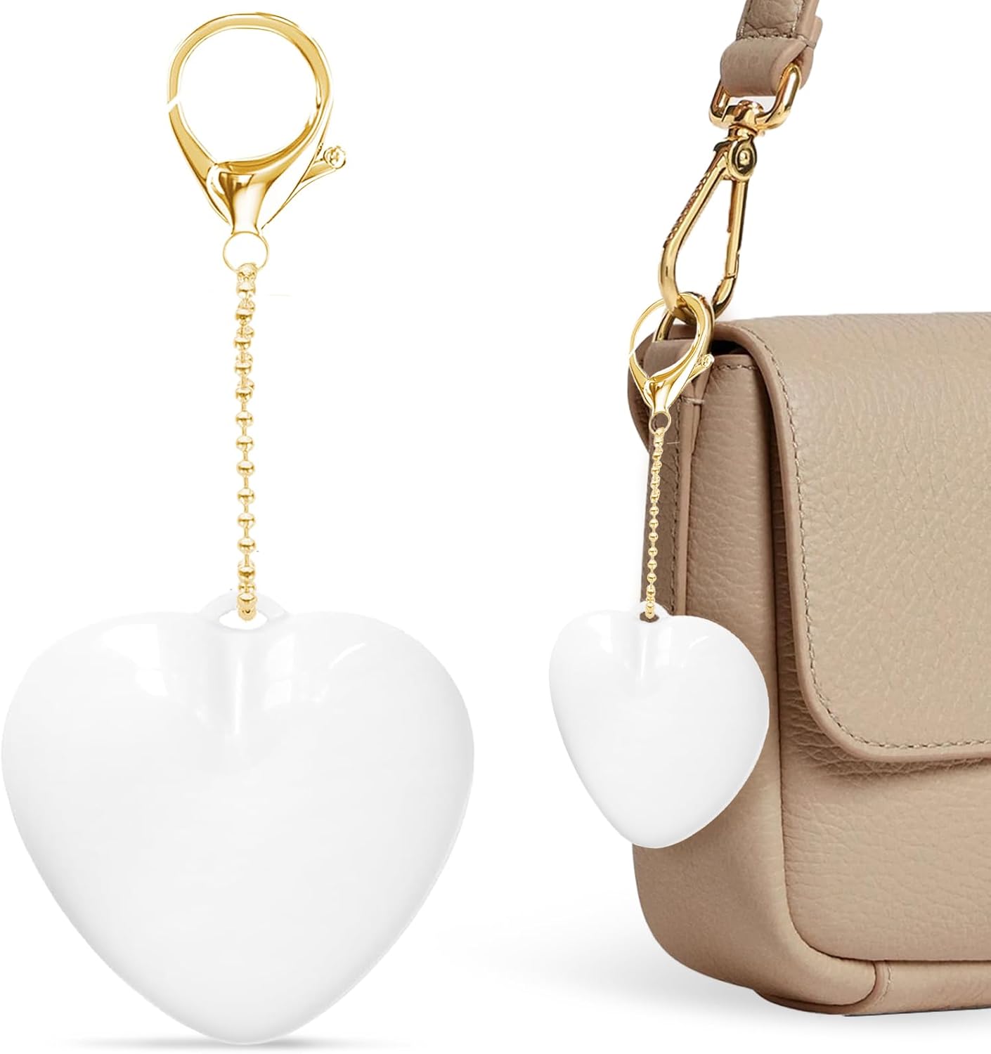 Rechargeable Keychain Purse Light for Women, Touch Sensing Handbag Light, Essential Purse Accessories & Must Haves for Evening/Travel Use，Gifts for Women
