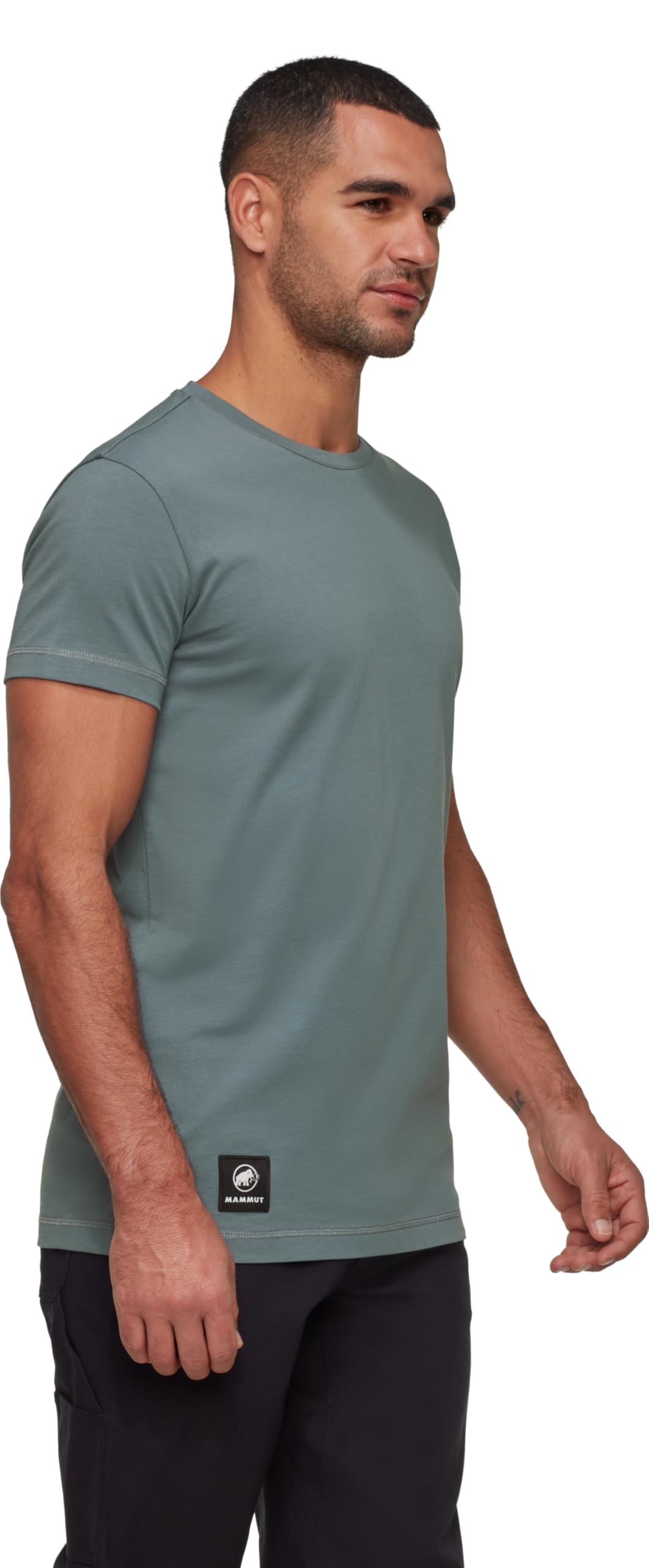 Mammut Massone Patch T-shirt z bawełny organicznej – męska lekka koszulka do wspinaczki, warstwowa, Warstwy, S
