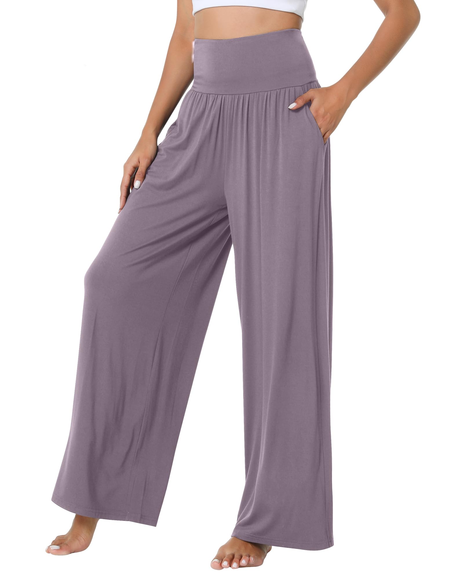 BambooBud Women's Pajama Pants Casual Pajama Pant Soft Knit Yoga Bottoms Pj Bottom S-XXL