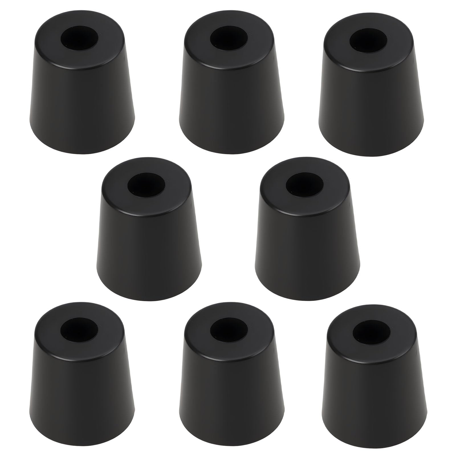 As Axis Spindleon 8Pcs Non Slip Rubber Feet Buffers Pads D32.5 X 27 X H32.5mm 6Mm Hole For Cabinet Desk Tables Couches Chair Machines Audio Equipment