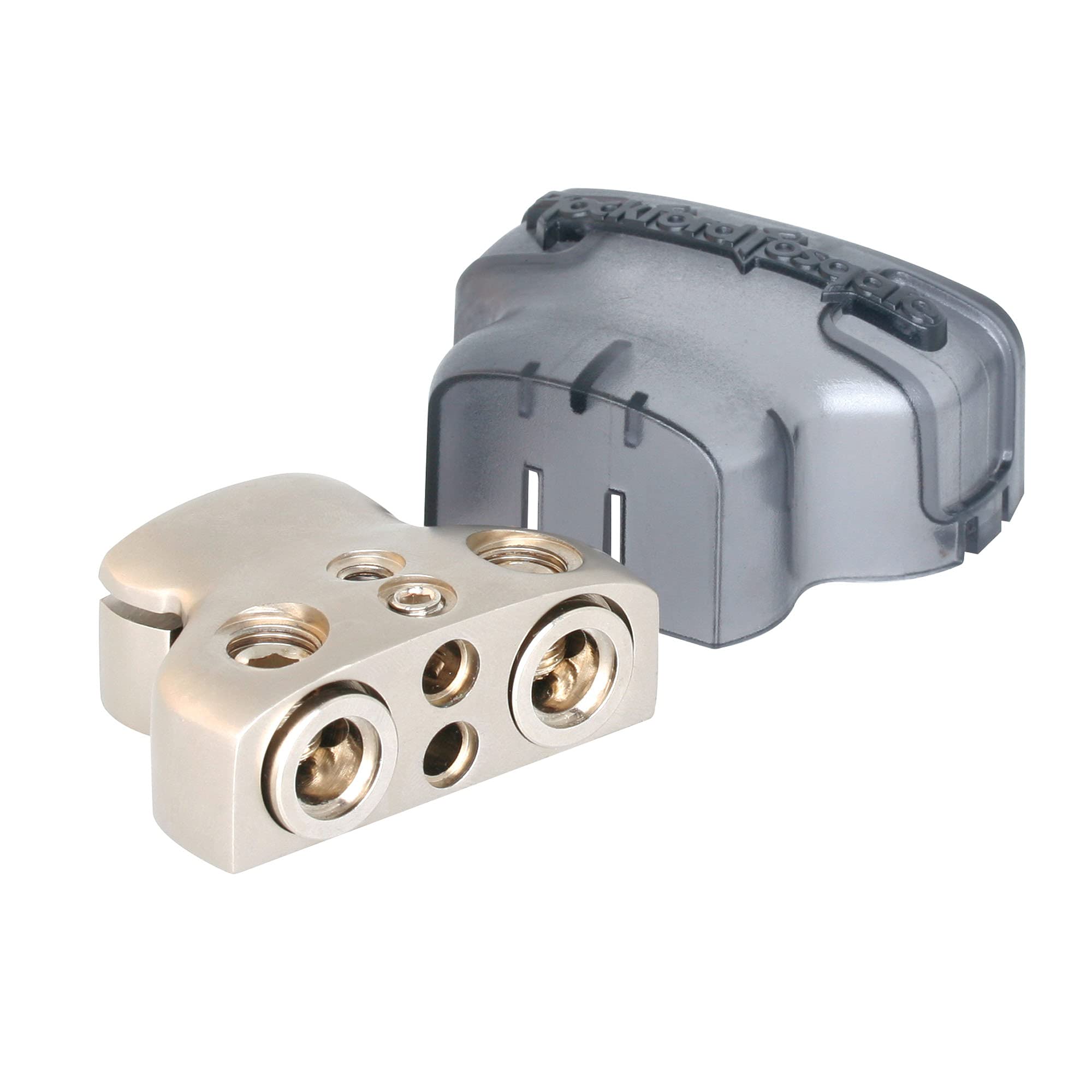 Rockford Fosgate Positive/Negative Battery Terminal (2) 1/0 AWG/4 AWG Input (2) 8 AWG Inputs