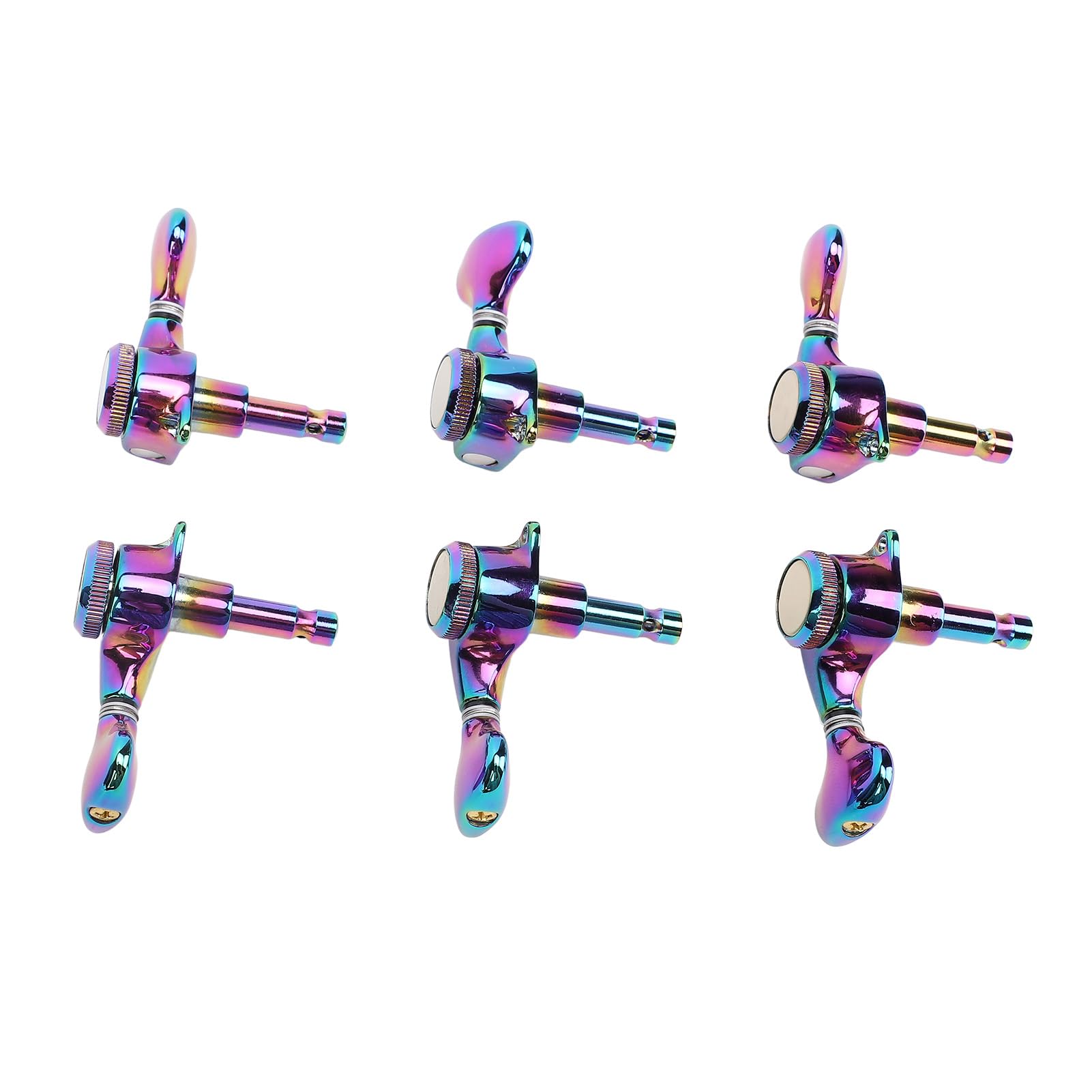 EMUKOEP 3L 3R Chitarra Locking Tuner Keys Meccanica Accordatore di Ricambio per Chitarra Elettrica Folk Stile ST