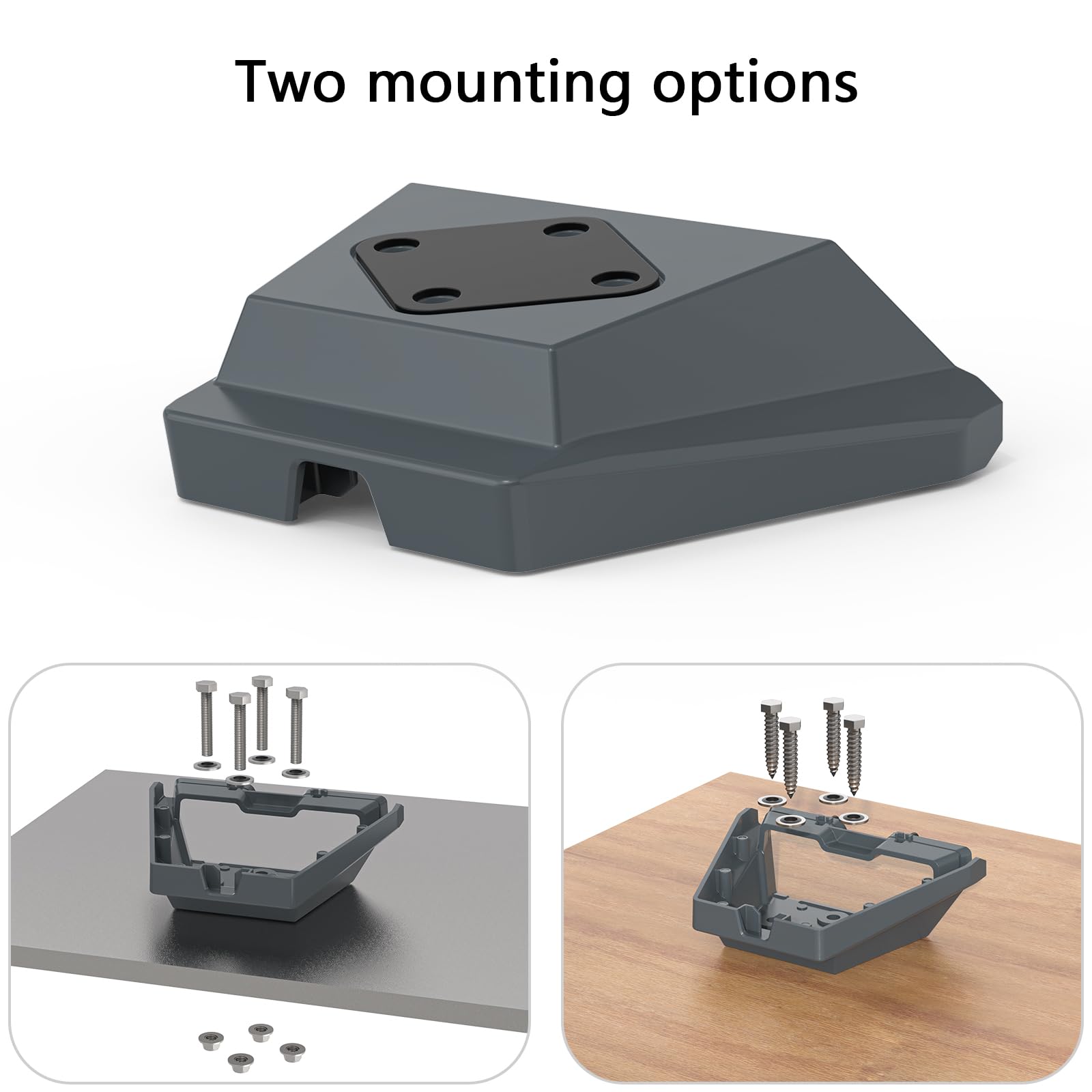 HOLACA Soporte adaptador de tubo compatible con Starlink Gen 3 (Starlink Gen 3 no incluido), montaje universal de pared/techo/coche, estable y resistente a la intemperie