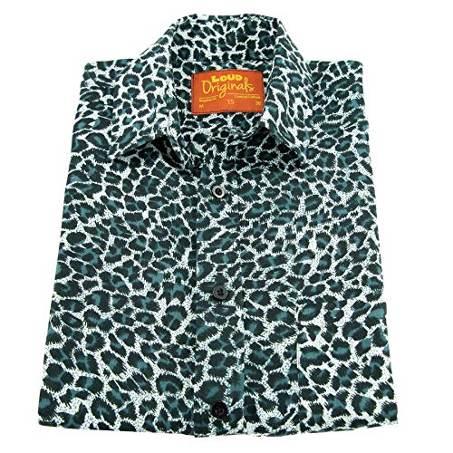 Chemise léopard avec manches courtes et coupe regular confortable - 3
