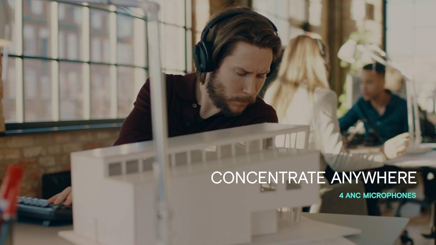 epos sennheiser adapt 560 1000207 dual sided dual connectivity wireless bluetooth anc on ear headset discreet foldable boom mic for mobi