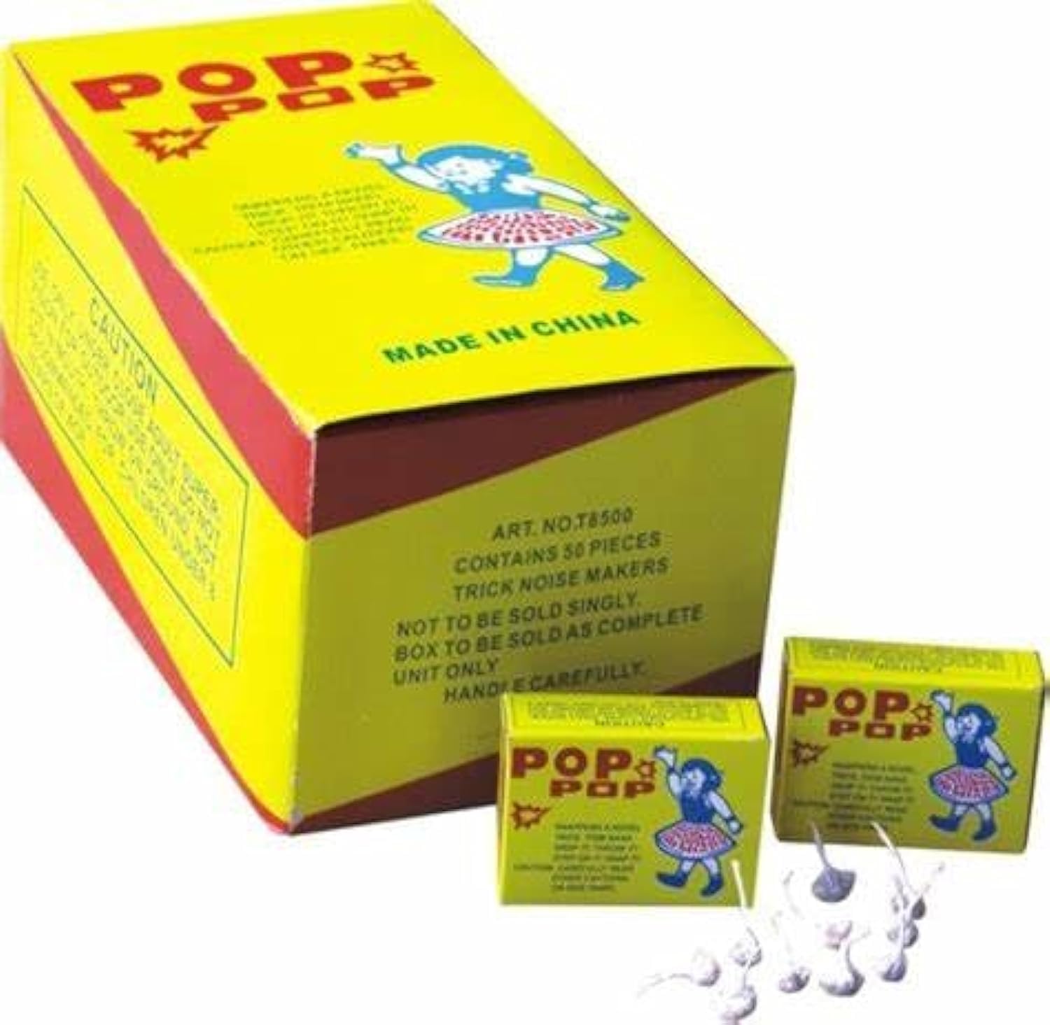 Pop Pop Sanppers Fireworks For Kids With Bang Effect 50 PCS