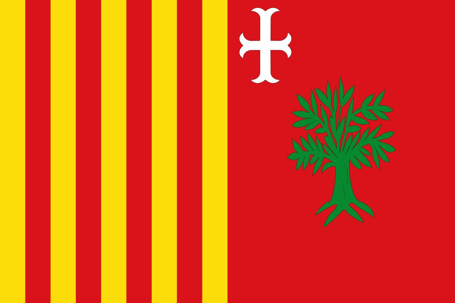 Drapeau XL Cadrete Zaragoza pavillon de décoration pour fête locale