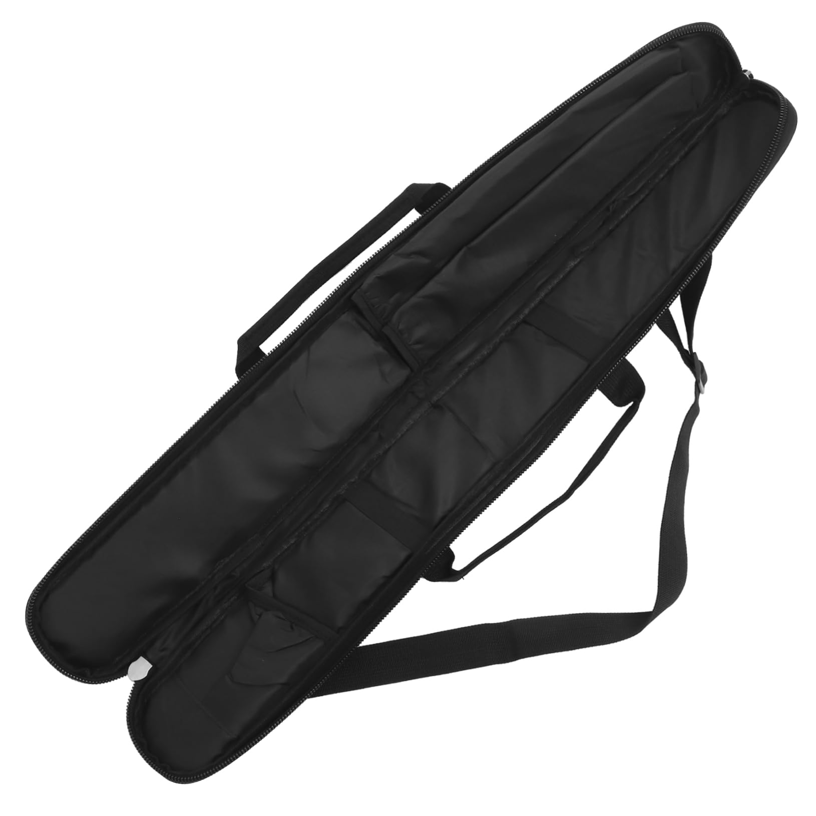 FUNOMOCYA Professional Flute Carrying Pouch Portable Oxford Cloth Storage Bag for Flute Waterproof and Thickened Design Holds Two Flutes Ideal for Students Color