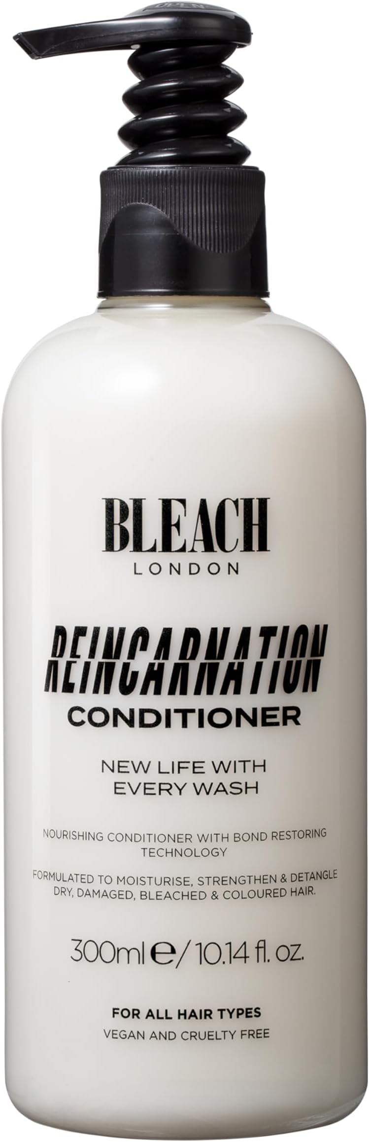 Reincarnation Hair Conditioner for Dry, Damaged, Bleached or Colored Hair, Bond Restoring and Strengthening with Creatine and Amino Acids, Ammonia and Paraben Free 10.14 Fl Oz