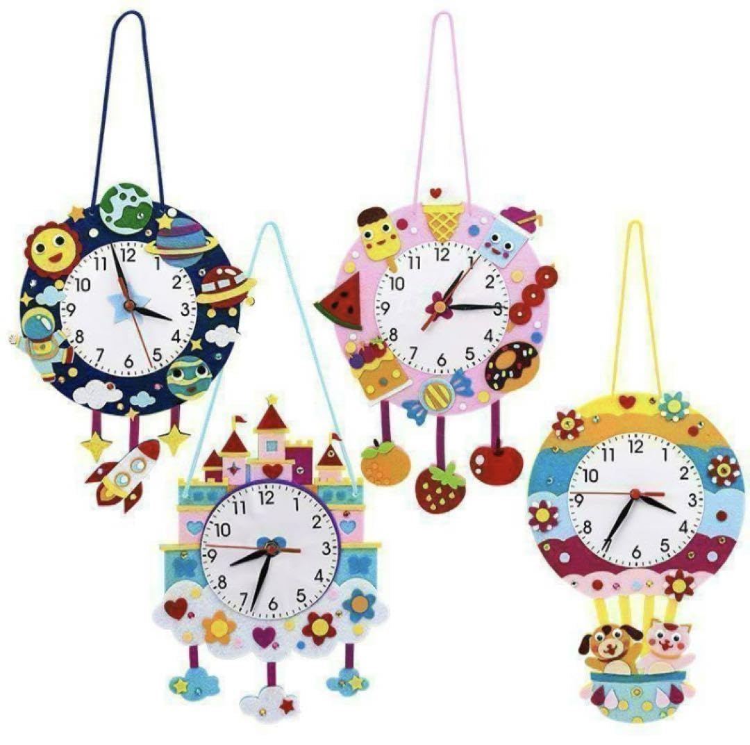 ハンドメイド フェルト生地 時計バンド 幼稚園 幼児 園児 バザー 女の子