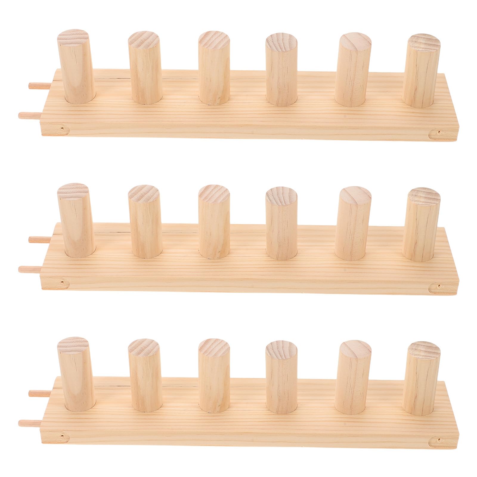 STOBAZA Telar de Madera para Tejer Función Combinable Versátil, Herramienta para Elaborar Mantas, Uso Cómodo y Desmontable, Adecuado para Diversión Familiar y Viaje