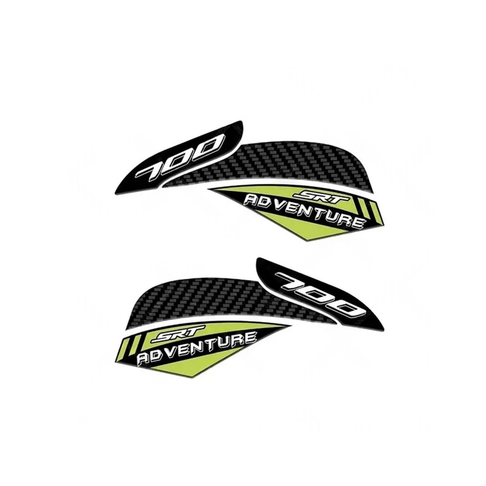 Pljgdvbx One Color Motorcycle Gas Tank Sticker For Qj Srt 700 X Motorcycle Accessories Protective Tank Pad Stickers Kit General Purpose Replacement Generic Universal
