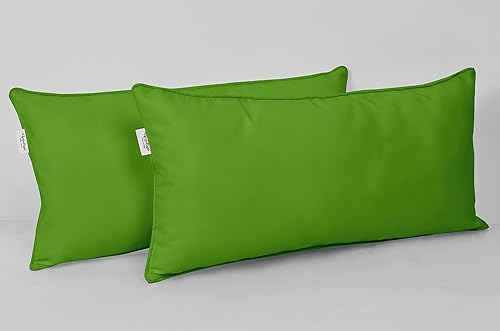 Miniatura 2 de Vargottam Funda de almohada lumbar de tela de poliéster para interiores y exteriores, funda de cojín rectangular impermeable para todo tipo de