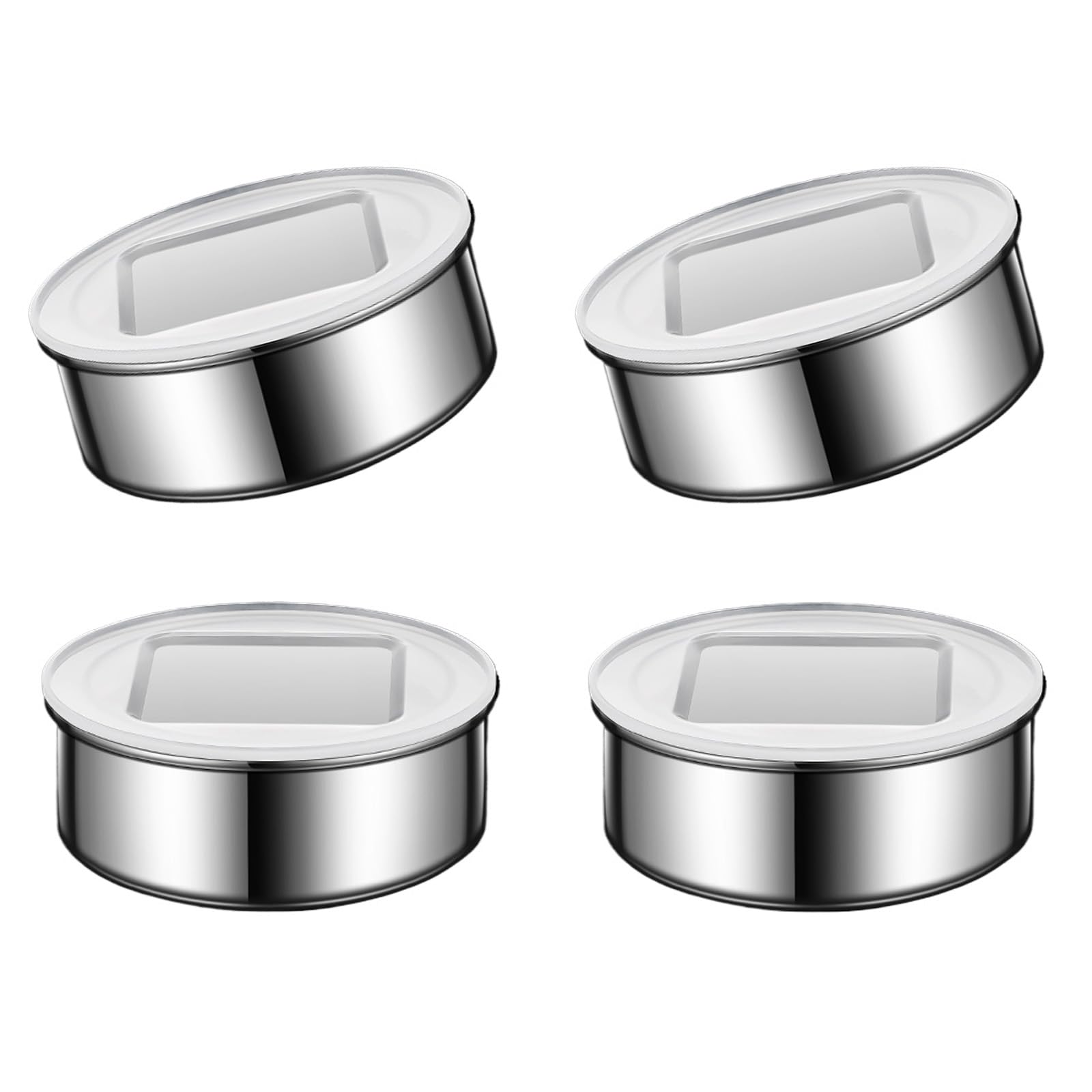 Especieros de acero inoxidable ideales para organizar aderezos en tus recetas diarias