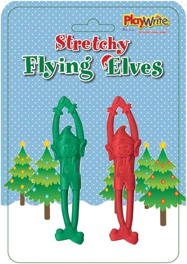 Playwrite Pack of 2 Stretchy Flying Elves