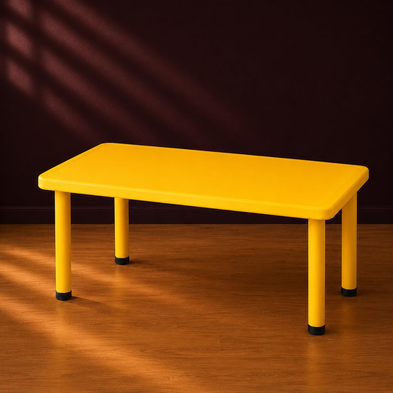 Kids Rectangle Activity Table for Study, Play & Learning | Plastic Classroom Tables for Preschool, Montessori & Daycare | Heavy Duty Kids Study Table 2+ Years | 122 x 61 x 51 cm-image-46