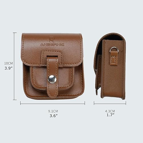 Miniatura 2 de Traje protector para Anbernic RG34XXSP  Funda de transporte y 2 protectores de pantalla de vidrio templado  Funda retro de piel sintética premium y